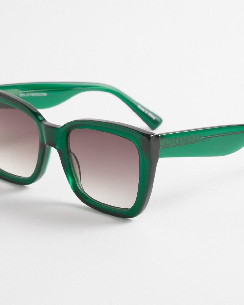 Green Square Sunglasses Product Image