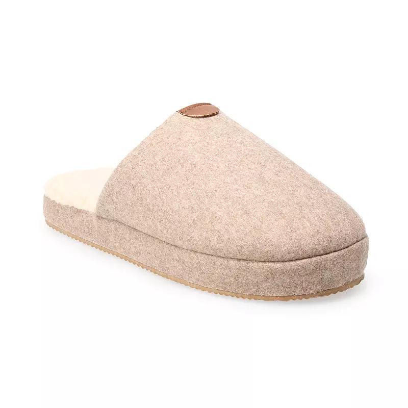 Sonoma Goods For Life Fausto Mens Wool Scuff Slippers Product Image