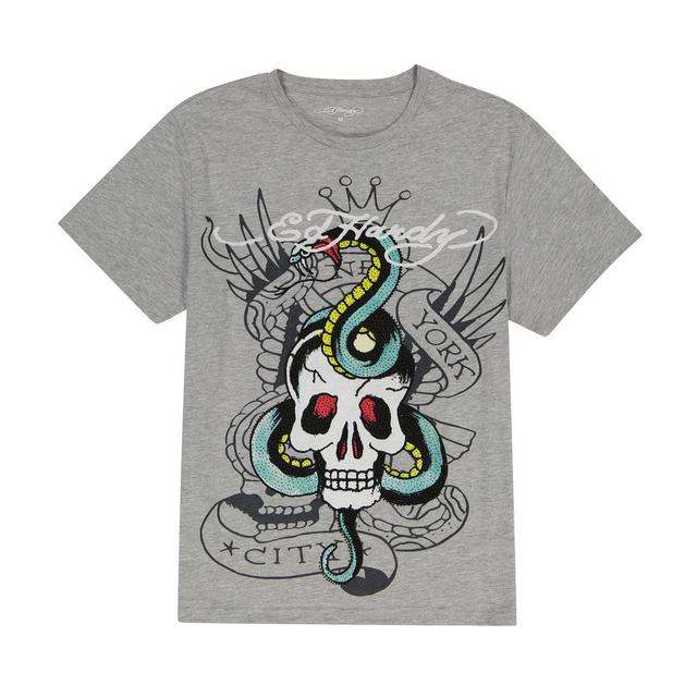 Rhinestone Skull Snake Tee Product Image