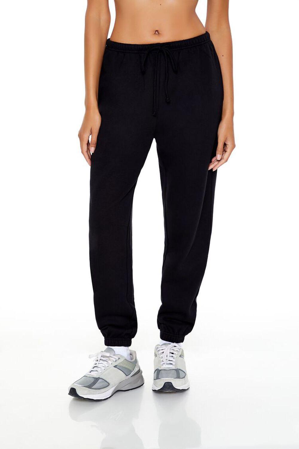 Fleece Drawstring Joggers | Forever 21 Product Image