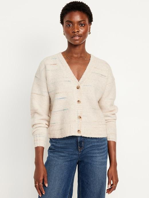 Slouchy Button-Down Cardigan Product Image