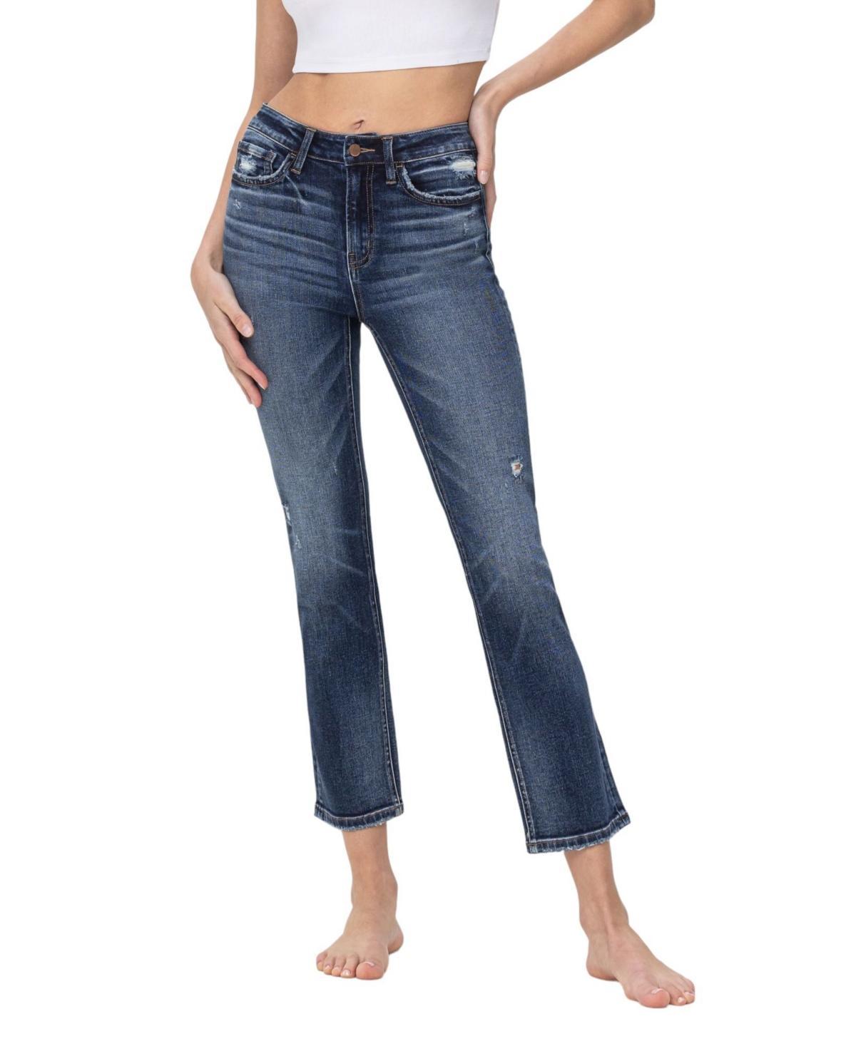 Flying Monkey Womens High Rise Ankle Slim Straight Jeans product image