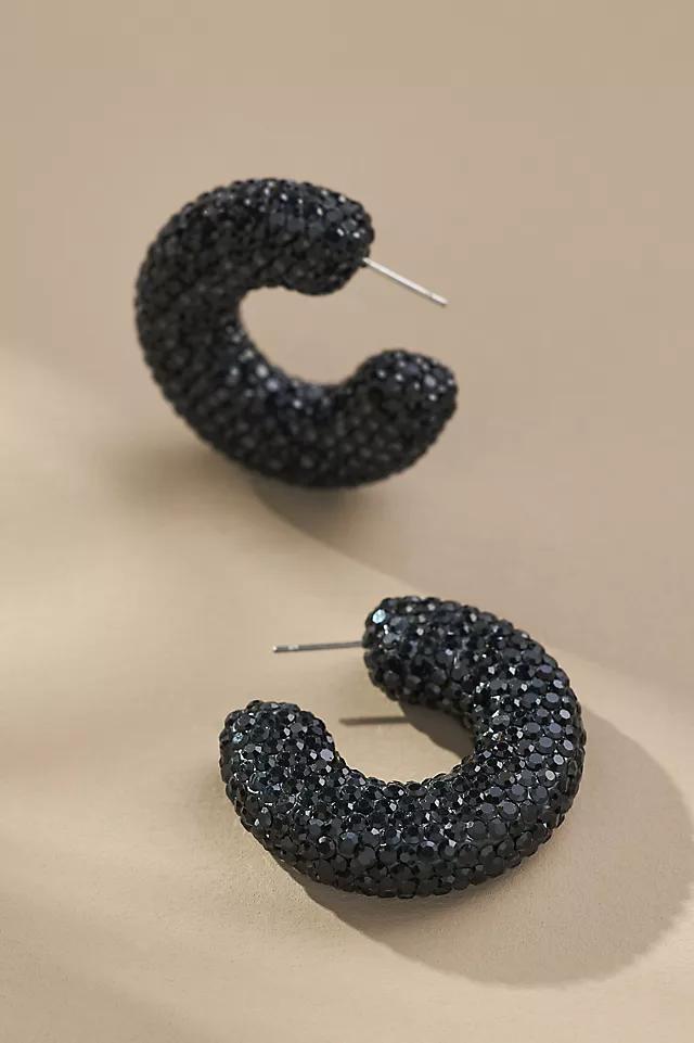 Pavé Hoop Earrings Product Image