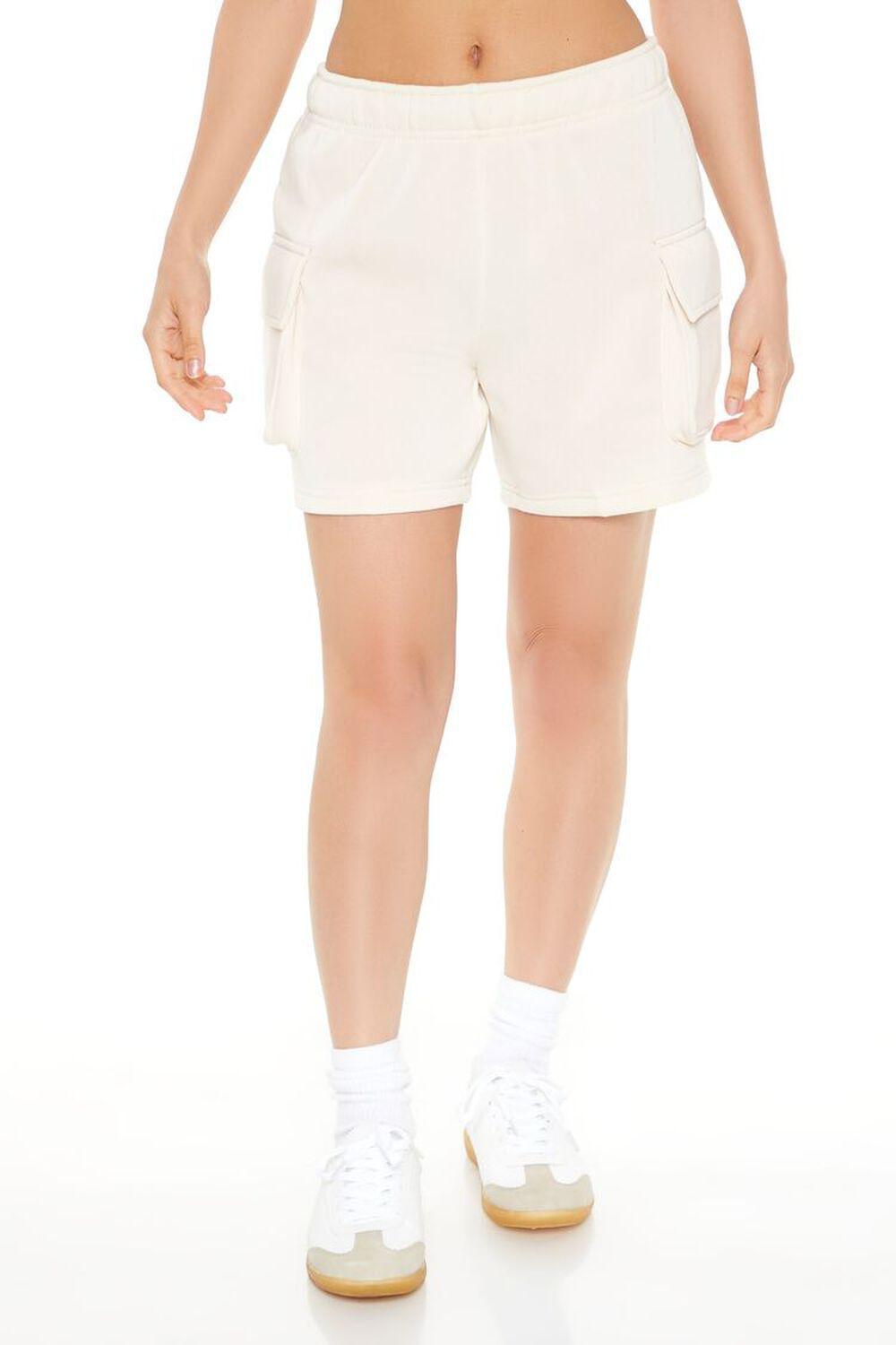 Fleece Cargo Sweatshorts | Forever 21 Product Image