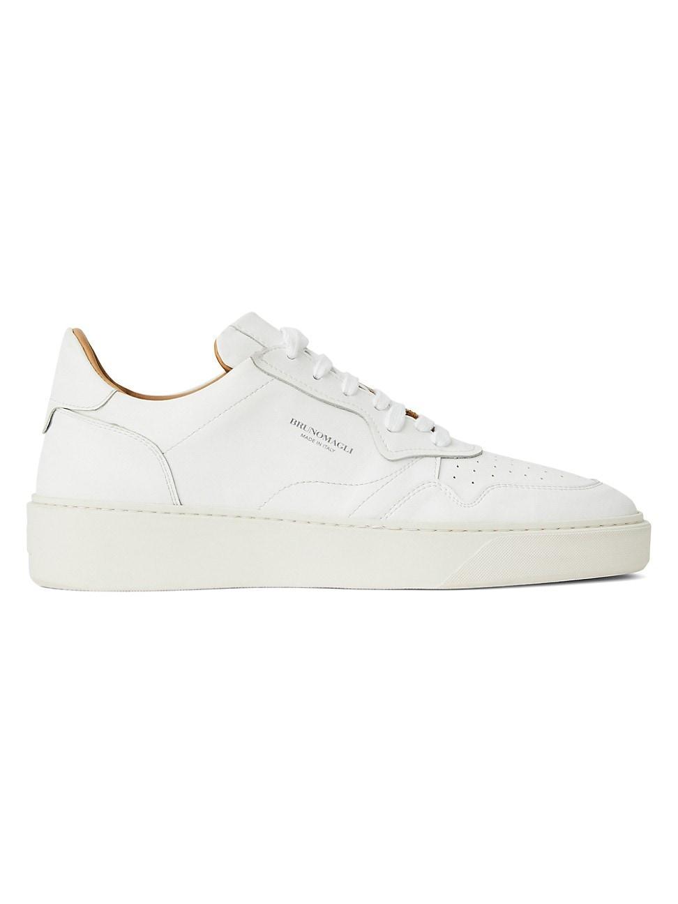 Men's Dezi Leather Low-Top Sneakers Product Image