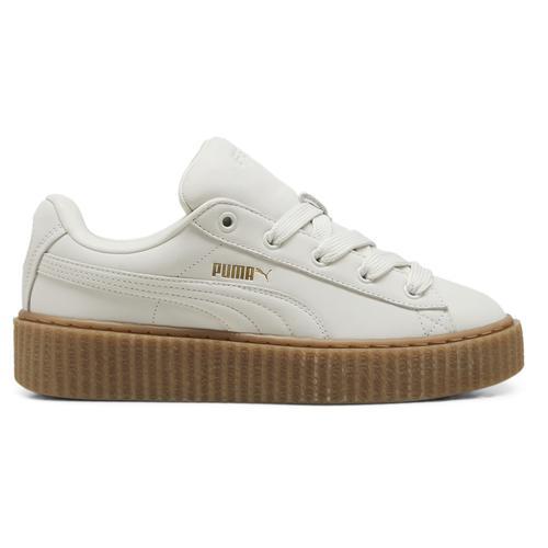 PUMA Womens Fenty Creeper Phatty - Basketball Shoes White/Gum Product Image