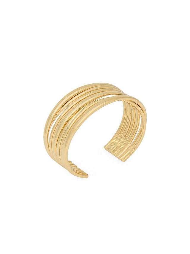 Womens Multi-Wire Cuff in Metal Product Image