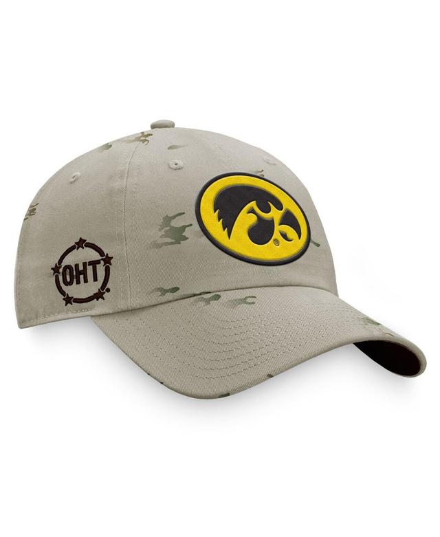 Mens Top of the World Khaki Iowa Hawkeyes Oht Military-Inspired Appreciation Storm Adjustable Hat Product Image