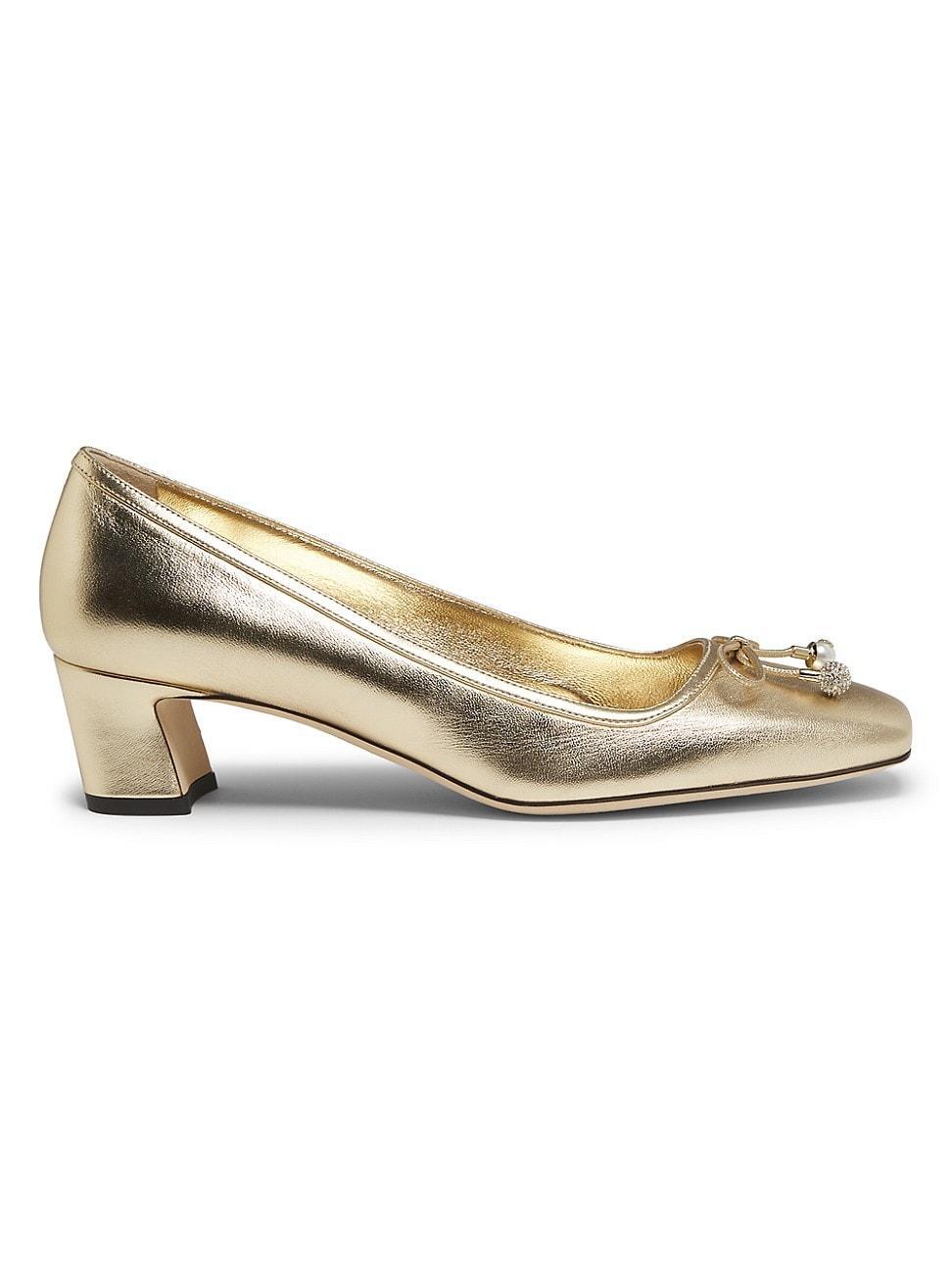 Jimmy Choo Womens Elme 45 Square Toe Pumps Product Image