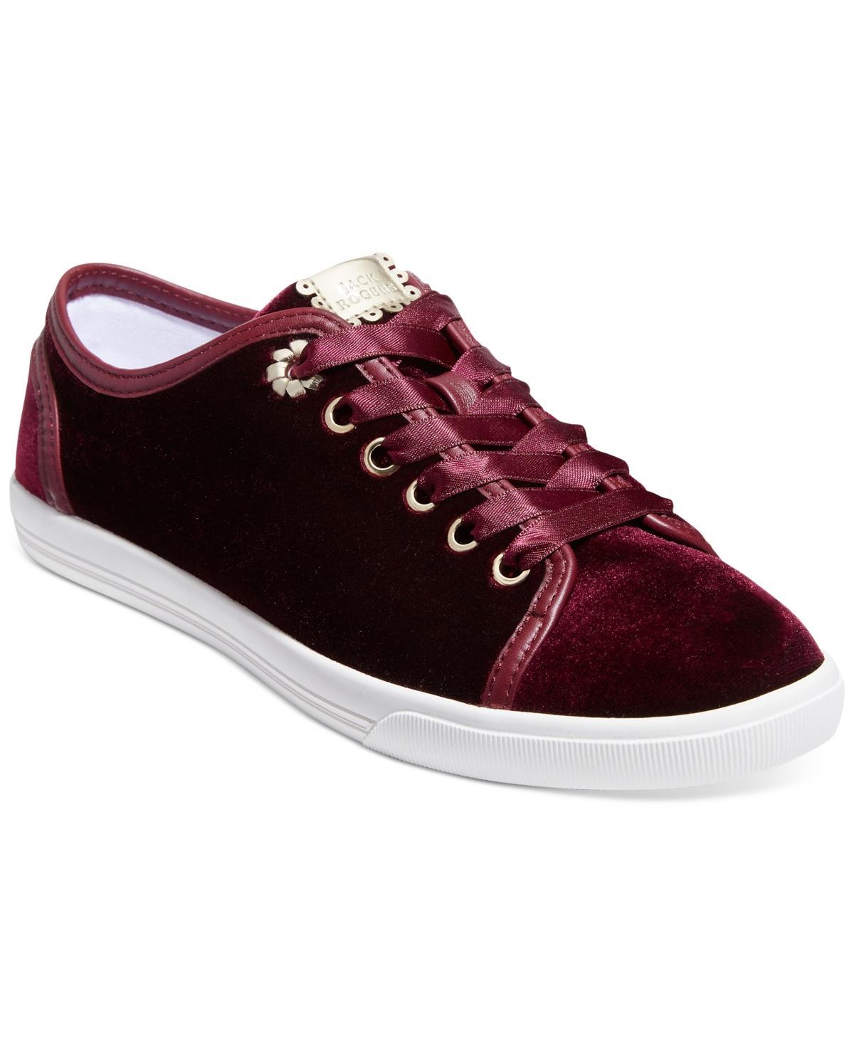 Jack Rogers Womens Lia Velvet Sneakers Product Image