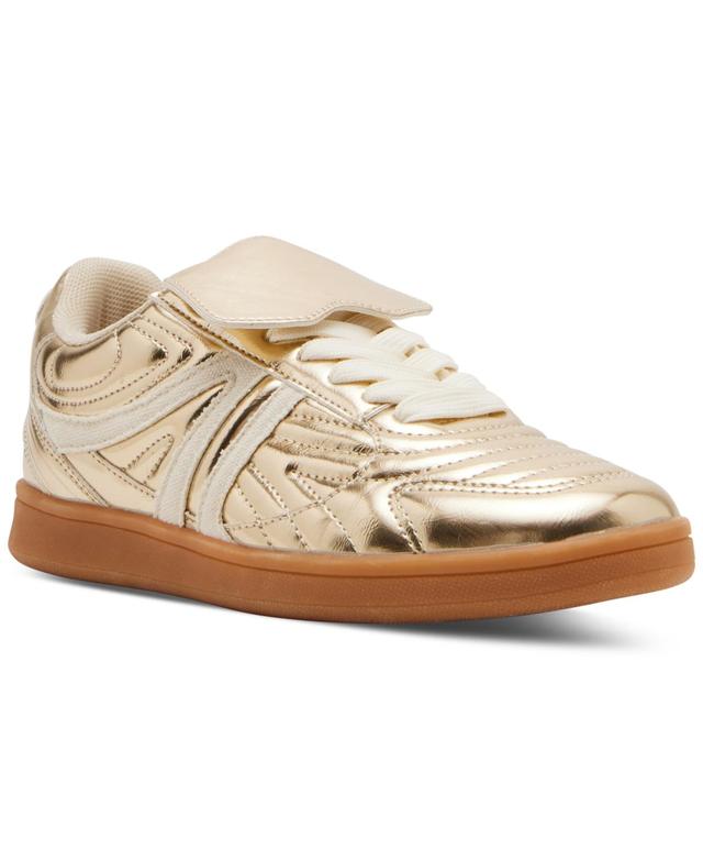 Steve Madden Womens Madrid Foldover Lace Up Sneakers Product Image