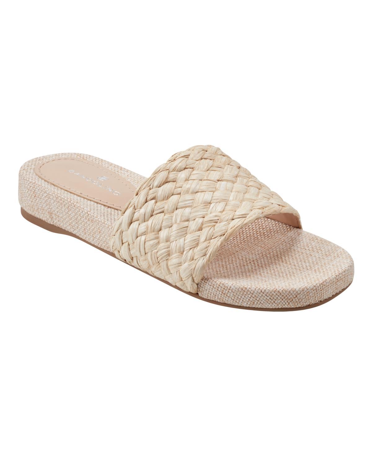 Bandolino Womens Deedee Woven Upper Espadrille Slide Sandals Product Image