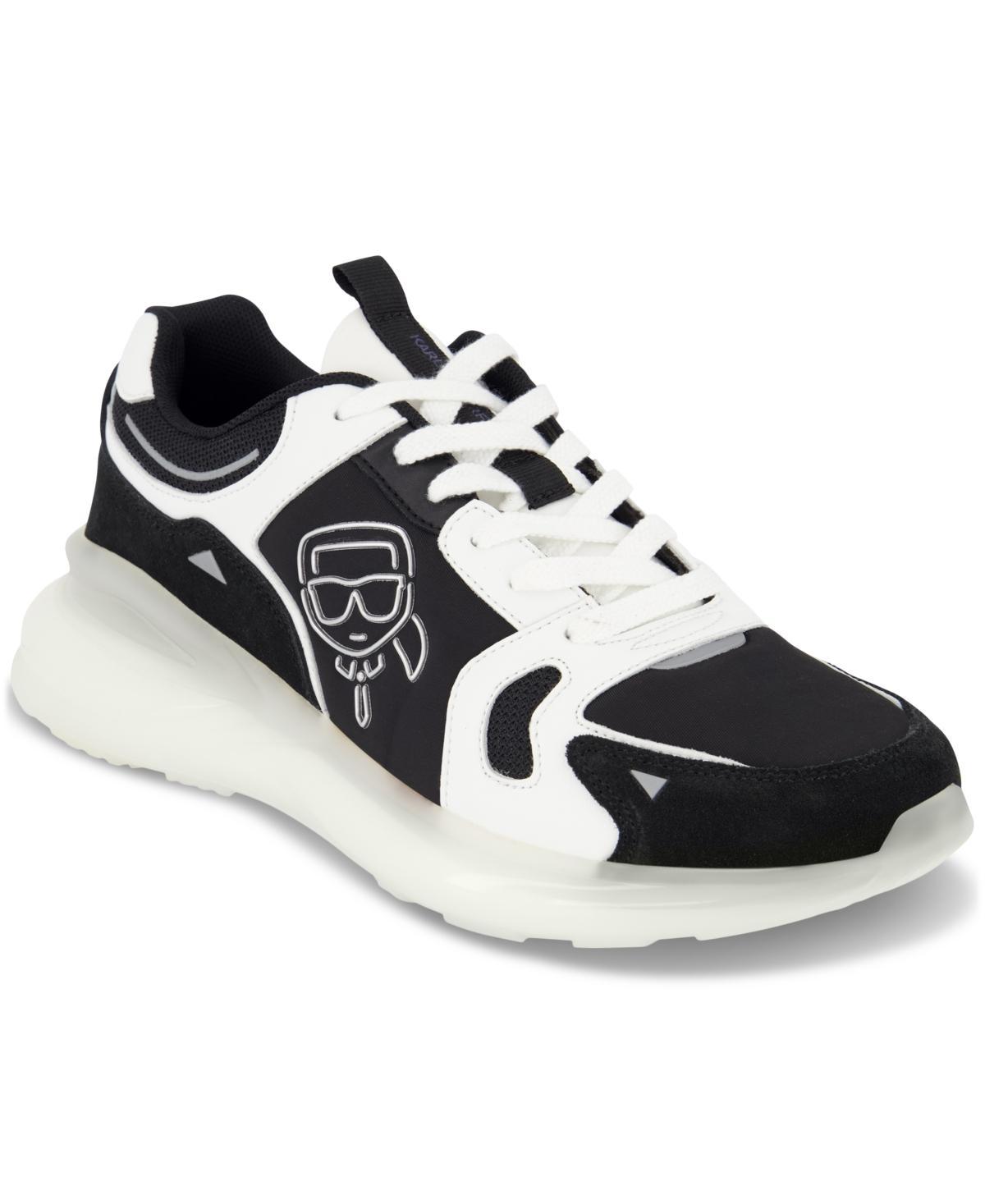 Karl Lagerfeld Paris Mens Karl Head Colorblock Sneakers - Green Product Image