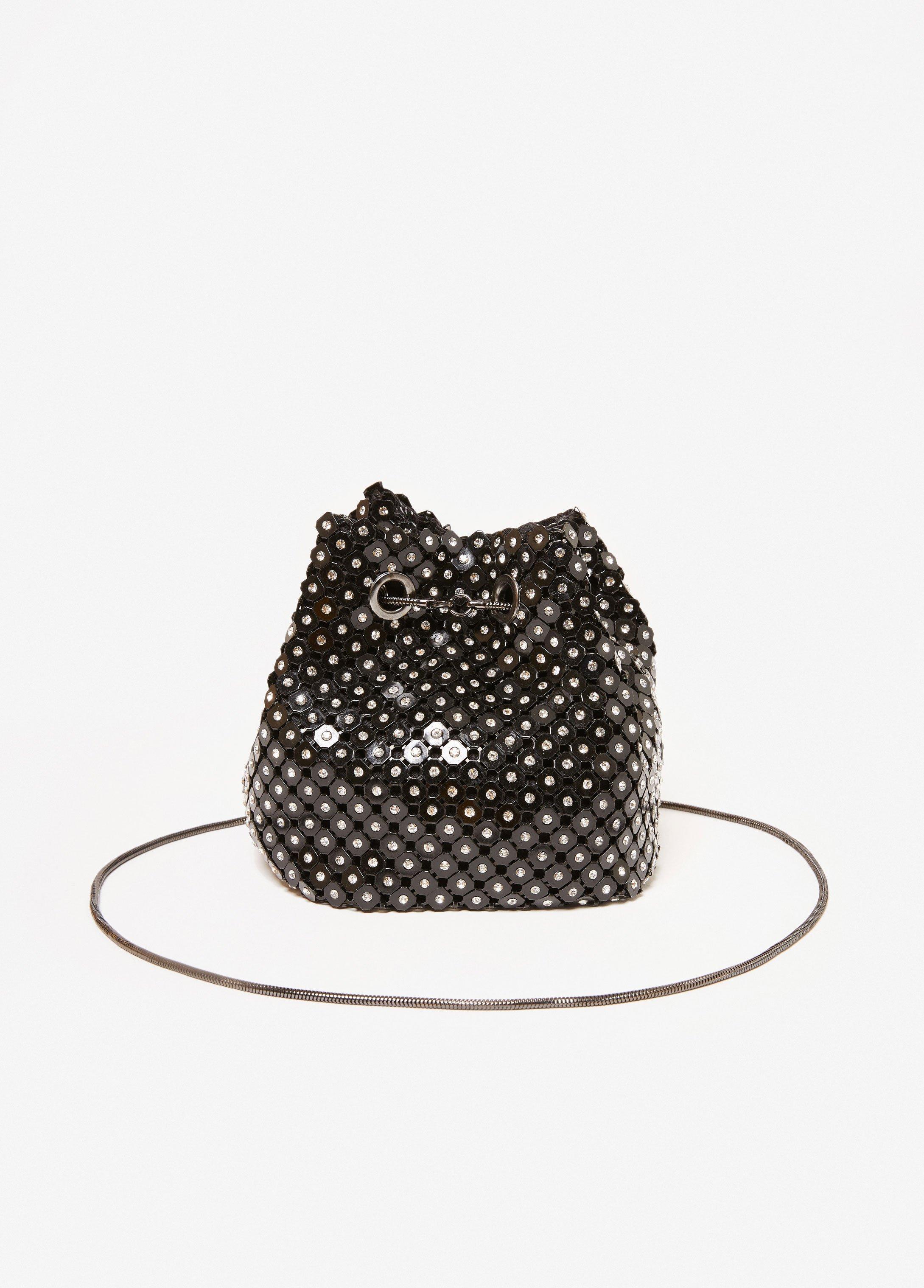 Crystal Chain Mail Bucket Bag Product Image