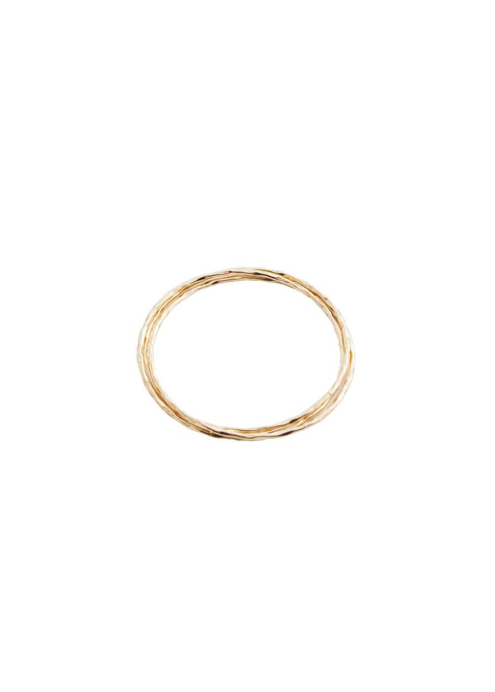 MANGO - Combined hoop bracelets - One size - Women Product Image