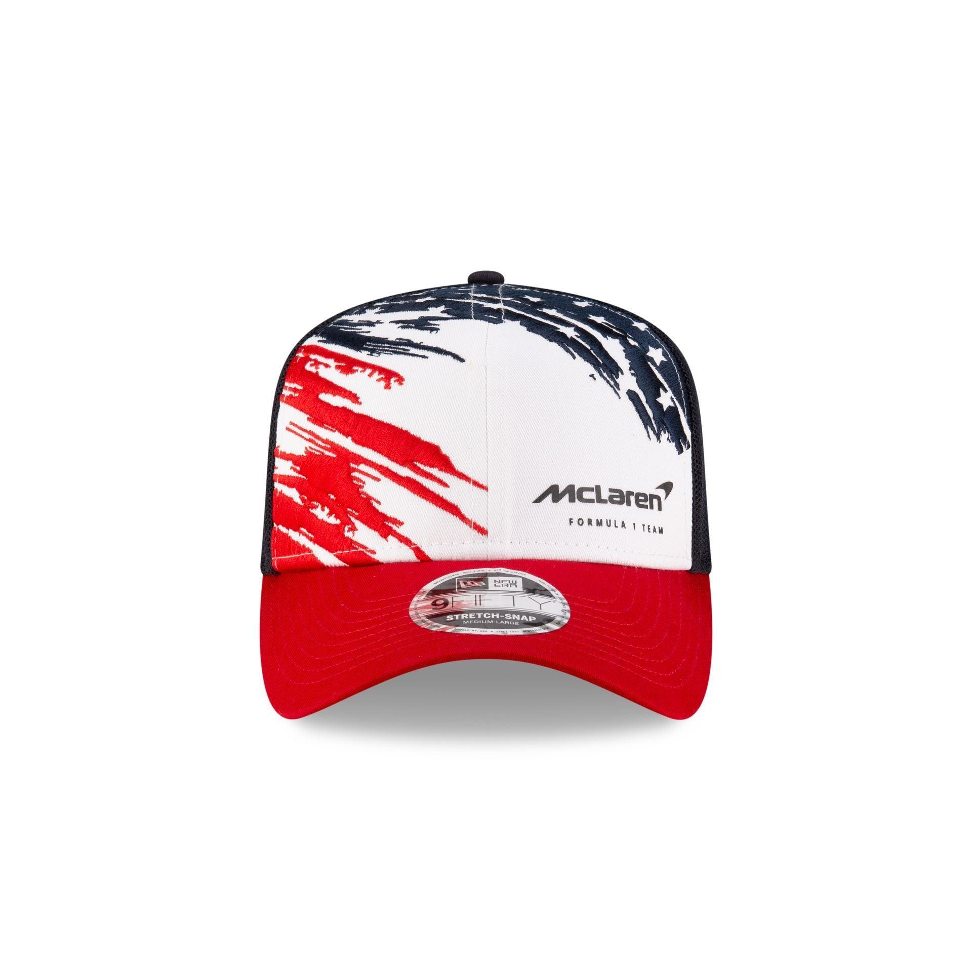 2024 Austin Race Special McLaren Formula 1 Team 9FIFTY Stretch-Snap Trucker Hat Male Product Image