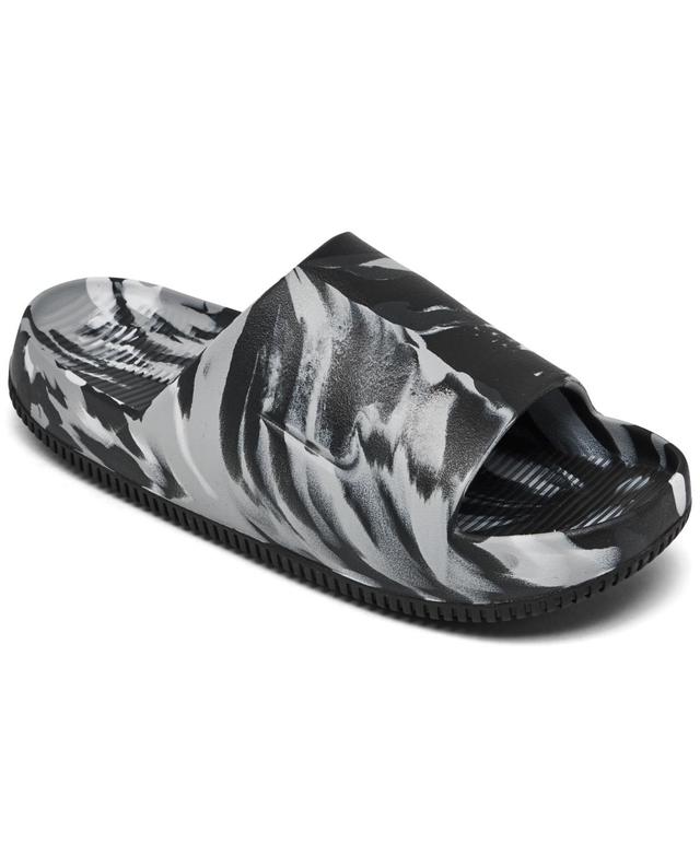 Nike Mens Calm Marbled Slide Sandals from Finish Line Product Image