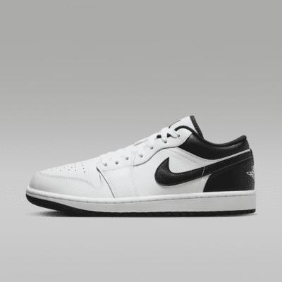 Jordan Mens Jordan AJ 1 Low - Mens Shoes Black/White Product Image