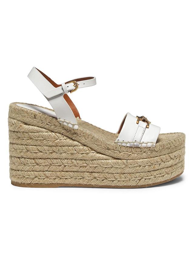 Womens Medusa 70MM Leather Wedges Product Image