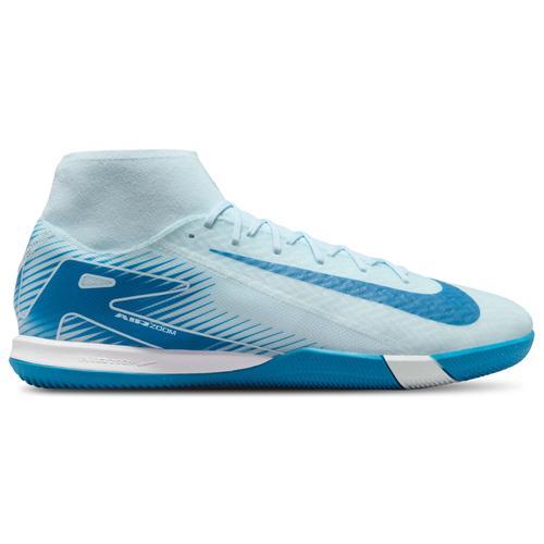 Nike Mens Zoom Superfly 10 Academy IC - Soccer Shoes Blue Orbit/Glacier Blue Product Image