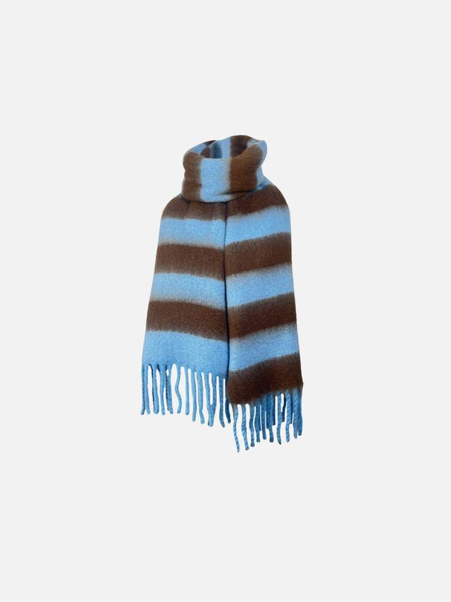 Stripe Tassel Wool Scarf Product Image