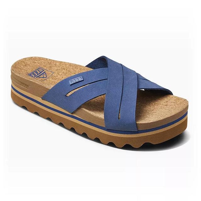 REEF Kaia Cross Womens Sandals Blue Product Image