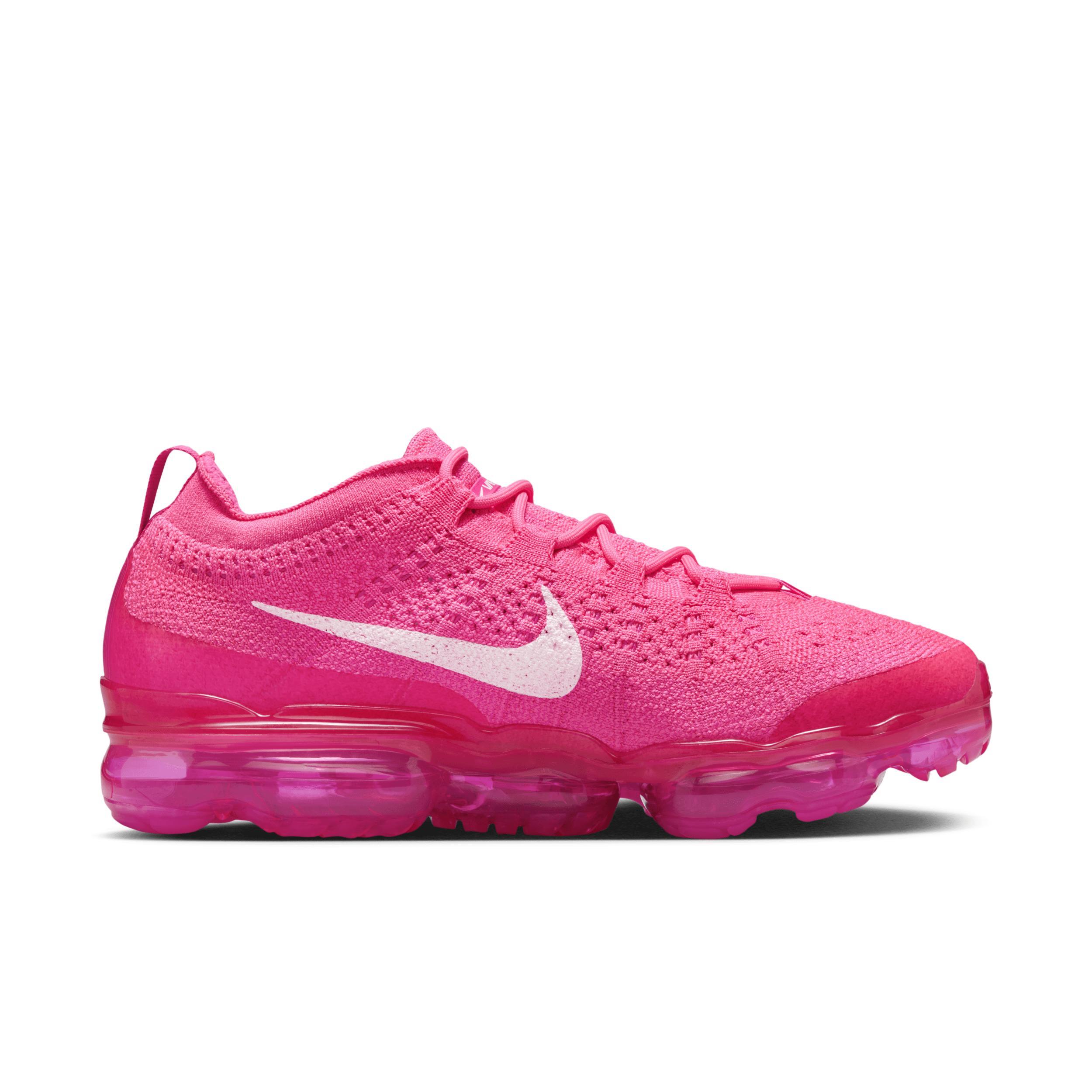 Nike Womens Air Vapormax 2023 FK - Running Shoes Hyper Pink/White/Fierce Pink Product Image