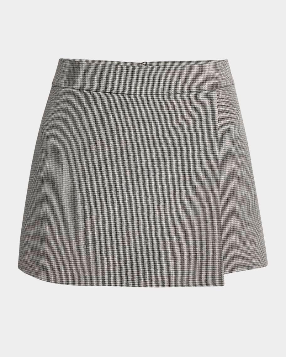 Journey Houndstooth Wrap Mini Skort Product Image