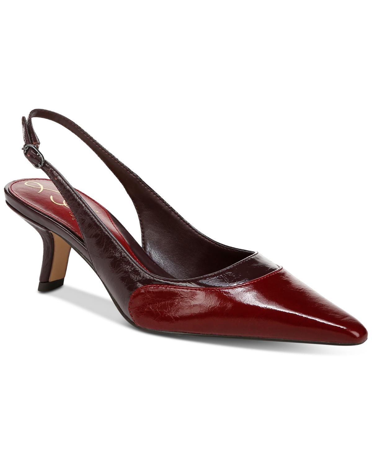 Sam Edelman Womens Bayley Slingback Kitten-Heel Pumps Product Image