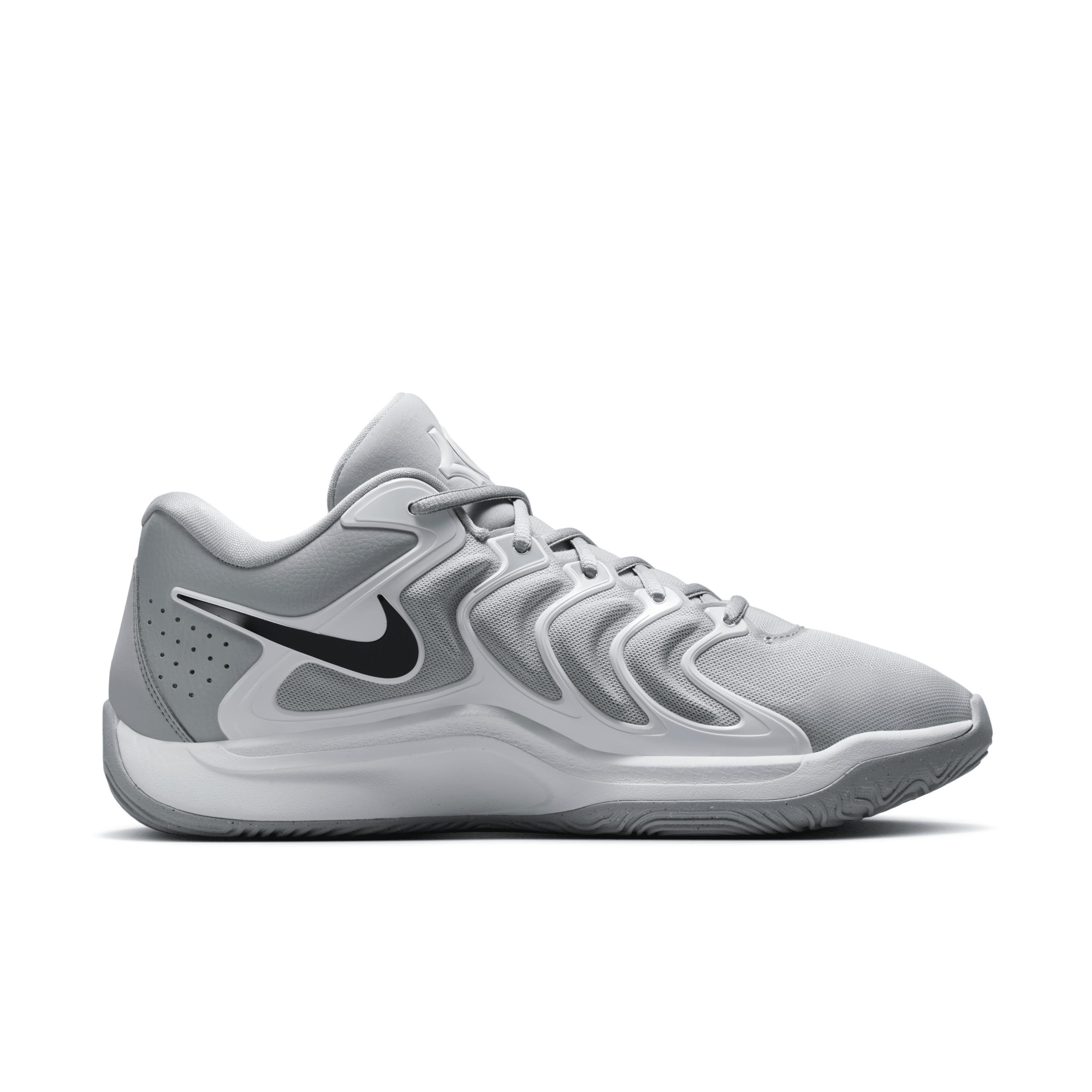 Nike Mens Nike KD17 TB - Mens Basketball Shoes Wolf Grey/Black/White Product Image