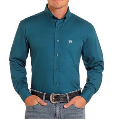 Panhandle® Men's L/S Solid Poplin Button Shirt - Choose Color Product Image