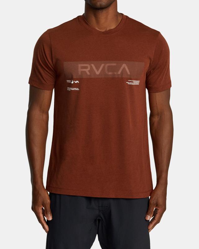 Big RVCA Sport Tech T-Shirt - Red Brick Product Image