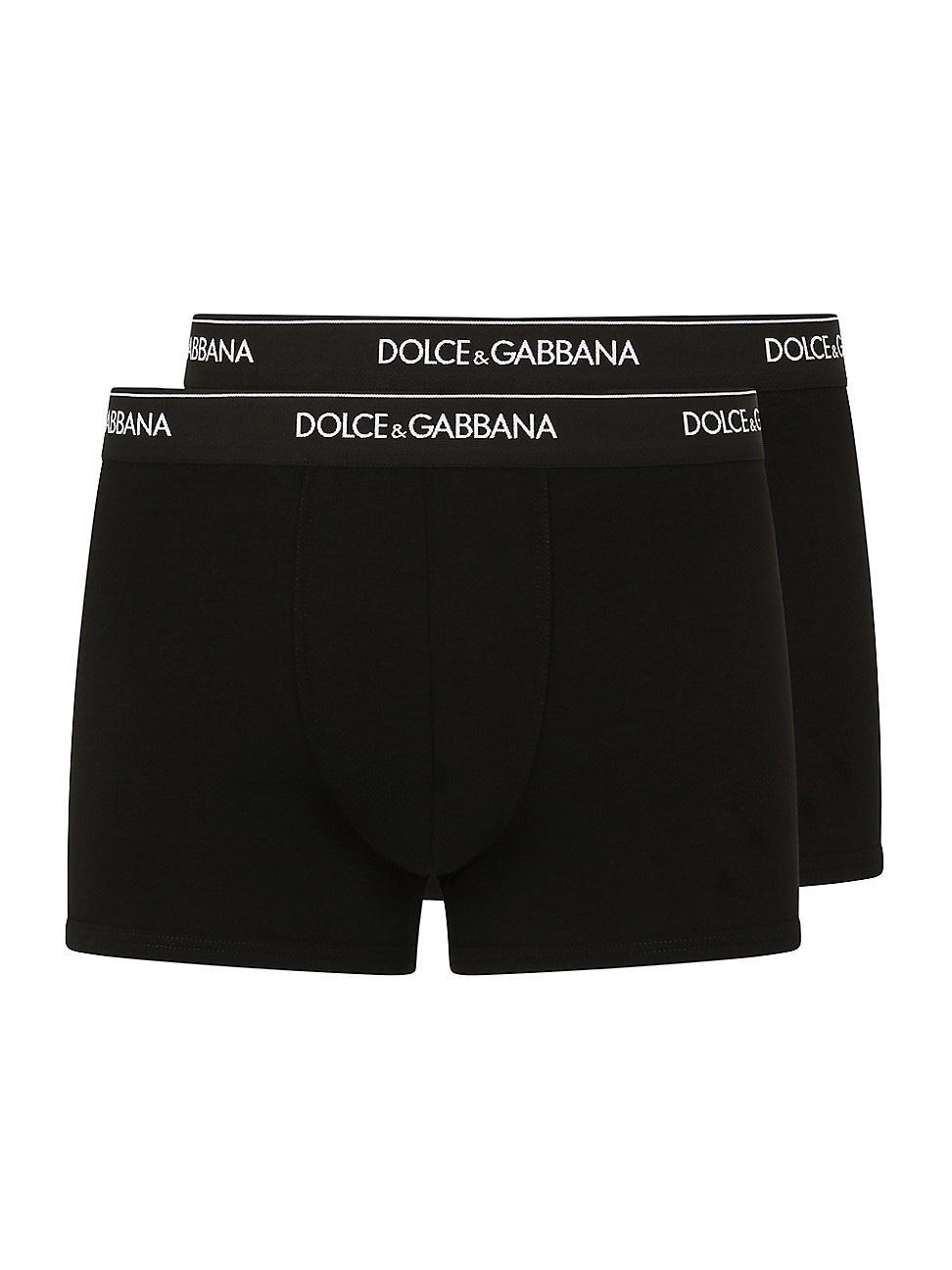 Dolce & Gabbana 2-Pack Logo Waist Boxer Briefs Product Image