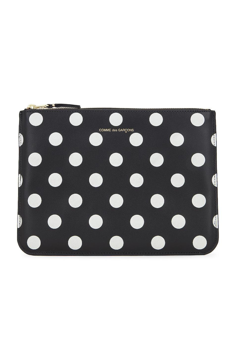 COMME des GARCONS Dots Printed Leather Pouch Product Image