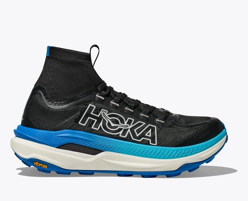 HOKA Womens Tecton X 3 Shoes in Black/Hoka Blue, Size 9.5 Product Image