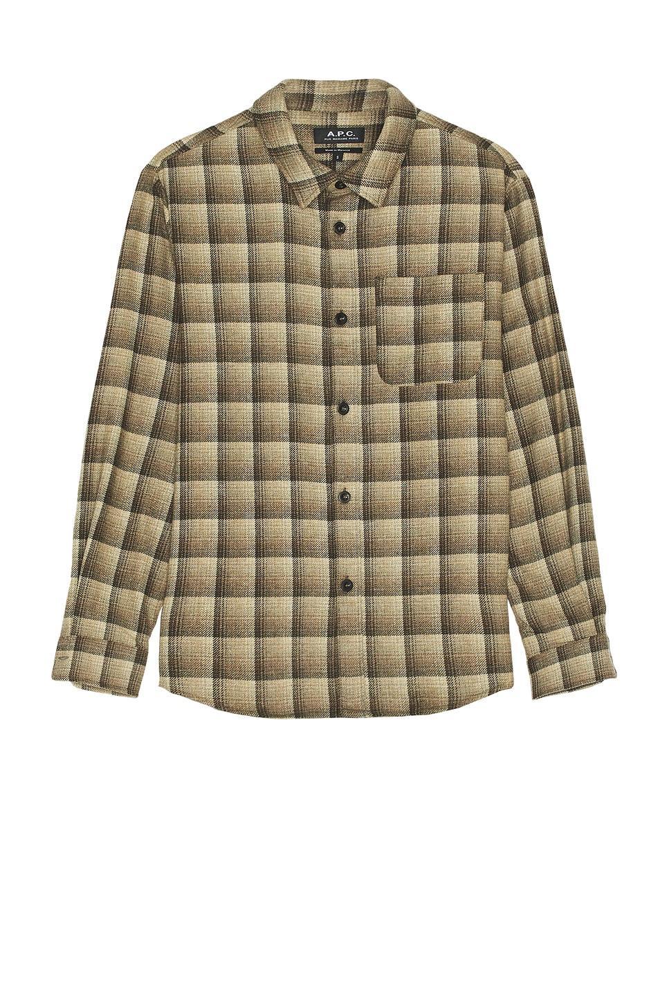 A.P.C. Trek Shirt Brown. (also in ). Product Image