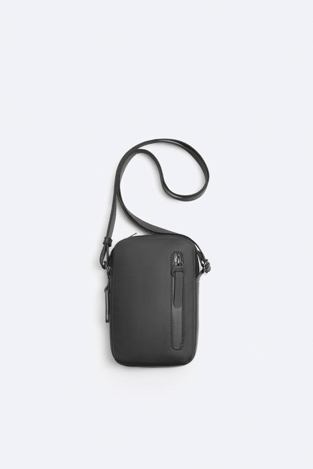 RUBBERIZED MINI CROSSBODY BAG Product Image