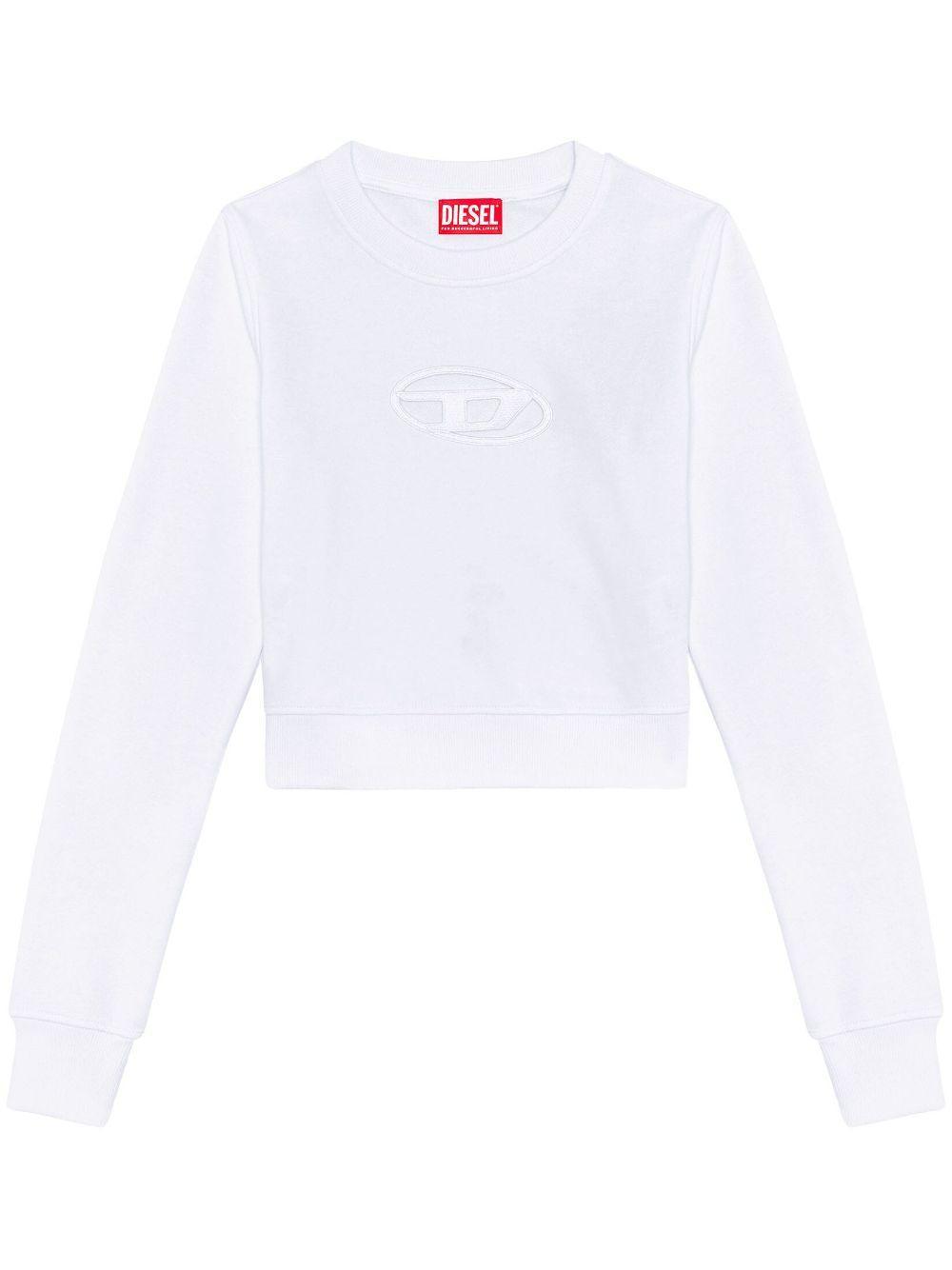 F-Slimmy-Od cut-out cropped sweatshirt Product Image