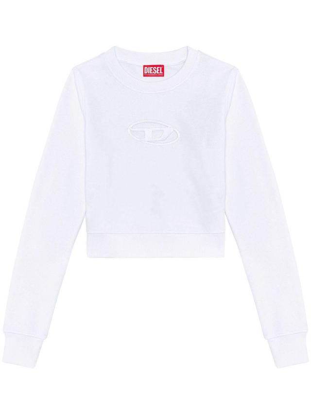 F-Slimmy-Od cut-out cropped sweatshirt Product Image