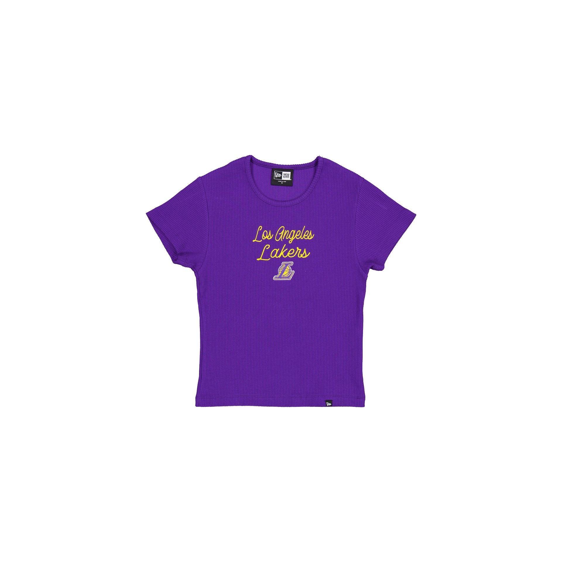 Los Angeles Lakers Sport Night Women's Baby Tee Female Product Image