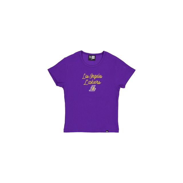 Los Angeles Lakers Sport Night Women's Baby Tee Female Product Image