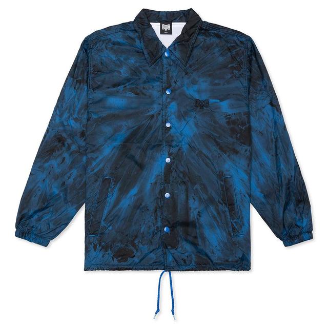 Tie Dye Coach Jacket - Blue/Black Male Product Image