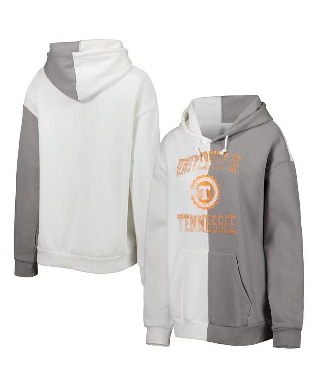 Womens Gameday Couture Gray Tennessee Volunteers Split Pullover Hoodie Product Image