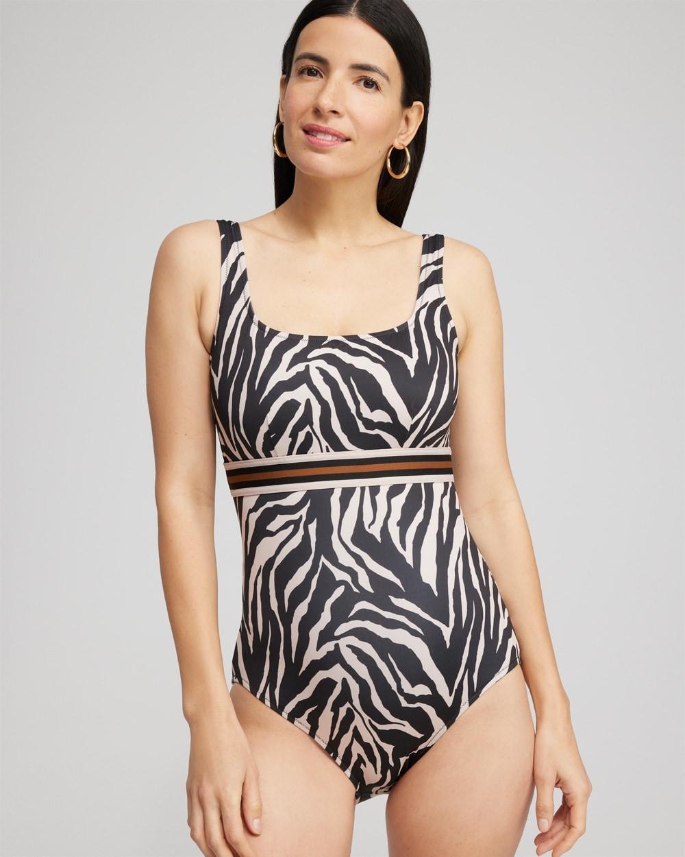 Chico's Women's Square Neck One Piece Swimsuit Product Image