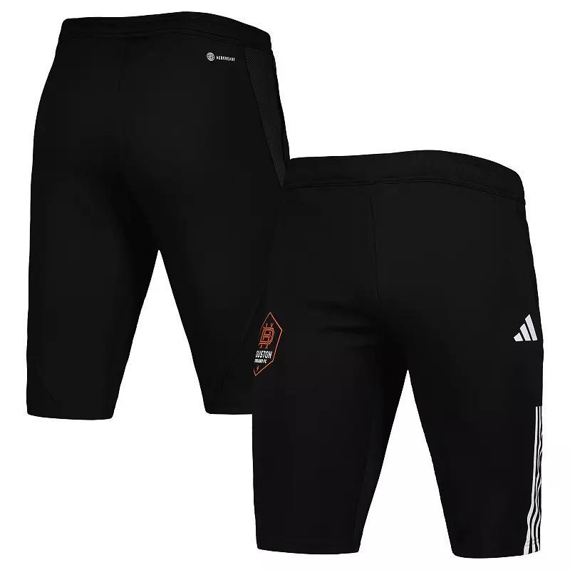 Mens adidas Black Houston Dynamo FC 2023 On-Field Training AEROREADY Half Pants Product Image