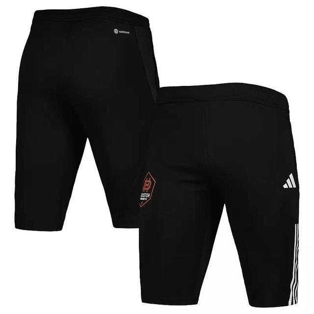 Mens adidas Black Houston Dynamo FC 2023 On-Field Training AEROREADY Half Pants Product Image