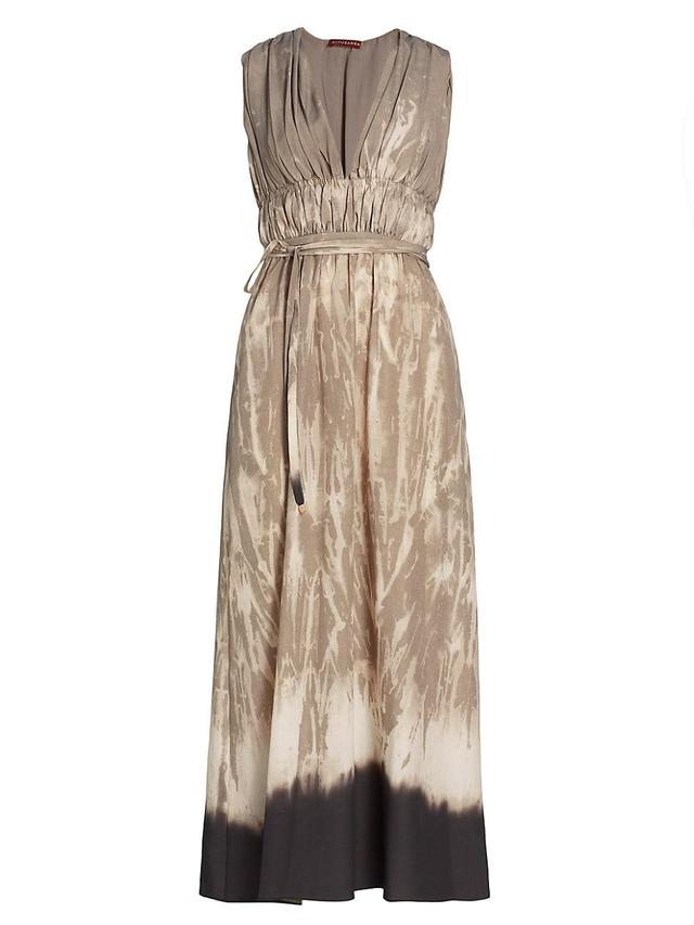 Womens Fiona Abstract Sleeveless Midi-Dress Product Image