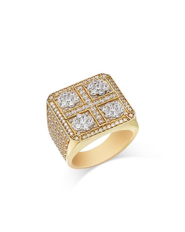 Bloomingdales Fine Collection Mens Diamond Ring in 14K Yellow Gold, 2.50 ct. t. w. - Exclusive Product Image