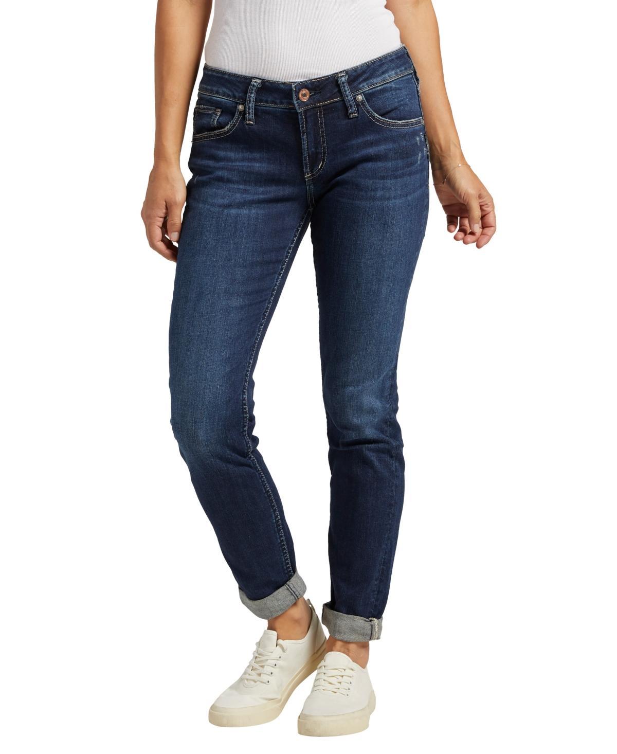 Silver Jeans Co. Boyfriend Ankle Straight Leg Jeans Product Image