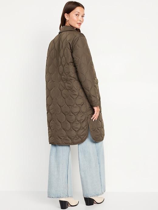 Quilted Long Jacket Product Image